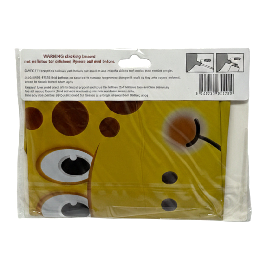 5-Piece Jungle Safari Animal Foil Balloon Set – Premium Lion & Giraffe Birthday Party Decorations – Kids' Zoo Themed Balloon Bouquet (Air or Helium)