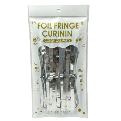 Sparkling Foil Fringe Backdrop Curtains - Perfect for Birthdays, Weddings & Parties (Multi-Color Selection)