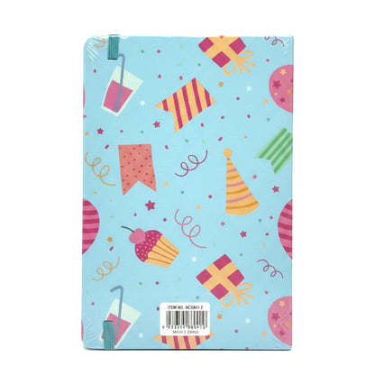 Magical Unicorn A5 Hardcover Notebook – Light Blue Pastel Journal with Elastic Closure – Perfect for Kids & Unicorn Lovers