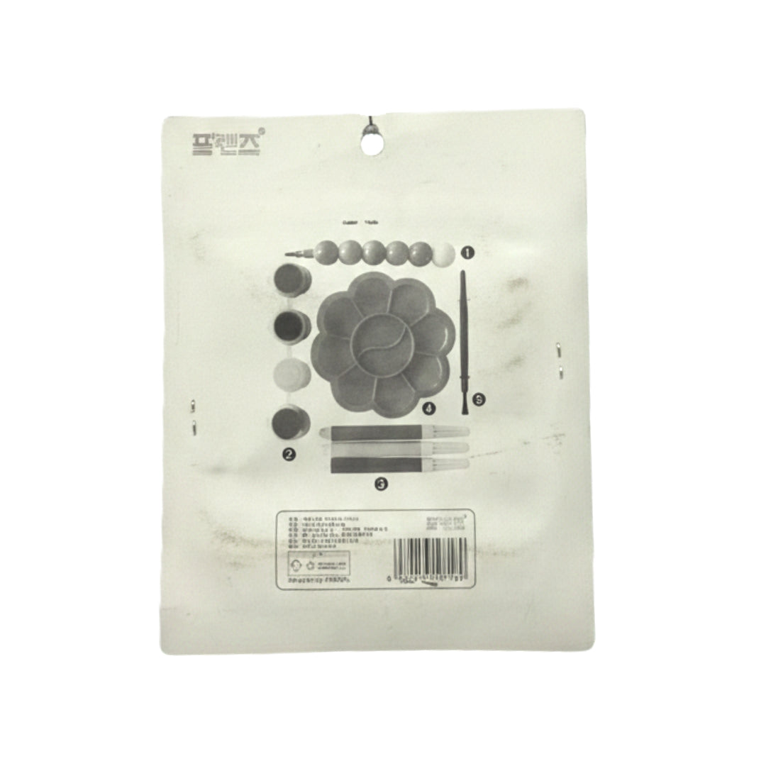 Kids' All-in-One Art Painting & Drawing Set - Includes Palette, Watercolors, Markers, and Emoji Stacking Crayon