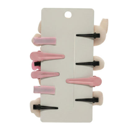 Cute Cartoon Character Hair Clip Sets – 7-Piece Kawaii Aesthetic Hair Accessories for Girls and Teens – Barbie, Cinnamoroll, and My Melody Inspired Styles