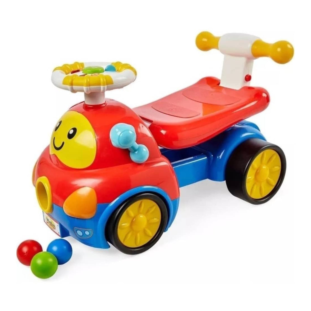 WinFun 2-in-1 Walker Ride-on Popping Car with Lights & Sounds
