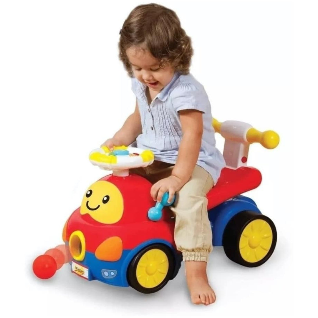 WinFun 2-in-1 Walker Ride-on Popping Car with Lights & Sounds