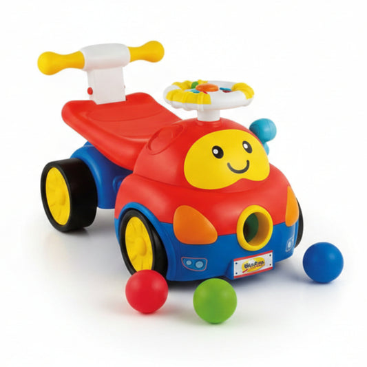WinFun 2-in-1 Walker Ride-on Popping Car with Lights & Sounds