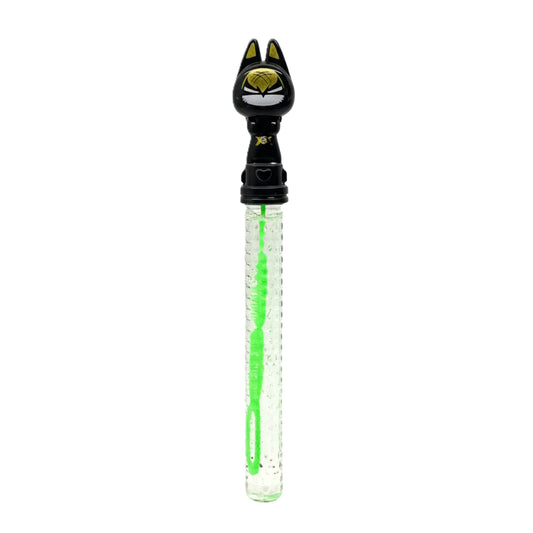 Superhero Kitty Character Bubble Wand – Choose Your Hero (Red or Black)