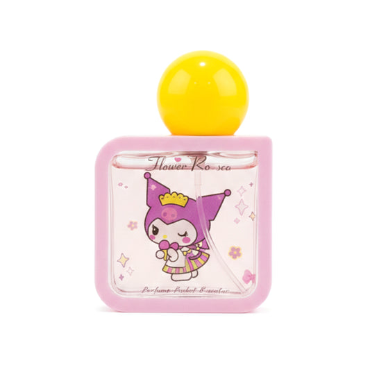 Kawaii Kuromi "Flower Ro-sea" Pocket Perfume Mist – Aesthetic Portable Fragrance