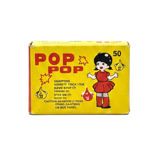 Pop Pop Snappers - 50 Count Nostalgic Novelty Firecrackers