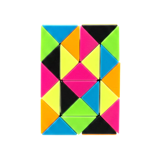 Colorful Geometric 3D Magic Foldable Fidget Cube Puzzle - Stress Relief & Brain Teaser