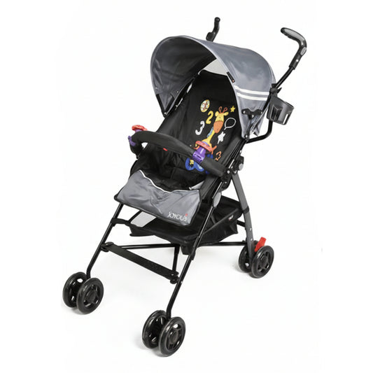 JOYOUS Giraffe Edition Lightweight Baby Stroller with Multi-Position Recline & Cup Holder