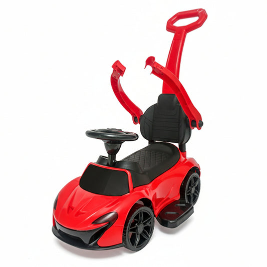 3-in-1 McLaren Inspired Kids' Push Car with Parent Handle & Safety Guardrails