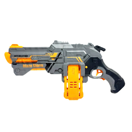 Blaze Storm ZC7051 Electric Foam Blaster – Battery Operated Toy Gun with 20-Dart Rotating Drum and 40 Soft Bullets