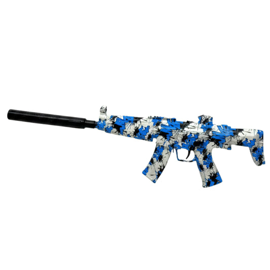 Z The War MP5 Gel Ball Blaster - Blue Camo Electric Toy Gun