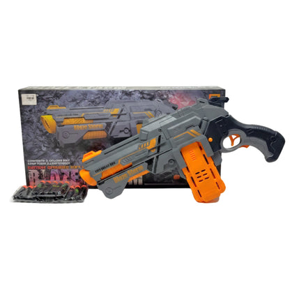 Blaze Storm ZC7051 Electric Foam Blaster – Battery Operated Toy Gun with 20-Dart Rotating Drum and 40 Soft Bullets