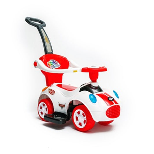 3-in-1 Kids' Push & Ride-On Beetle Car with Parental Steering Handle