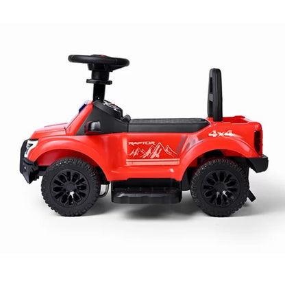 Kids Police Raptor Ride-On Push Car with Lights & Sounds – M-619 Toddler Foot-to-Floor Toy