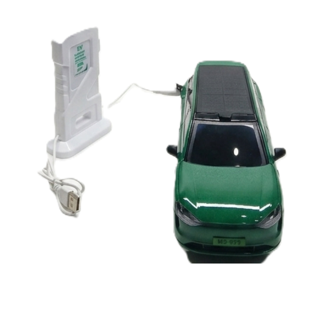 Remote Control EV SUV Toy Set - USB Rechargeable Electric Car with Charging Station & 2.4GHz Controller