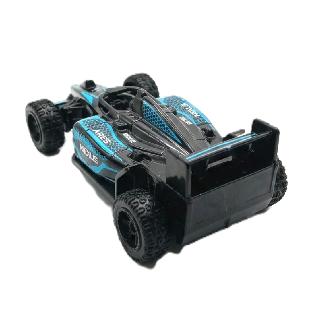 Storm Car 1:16 Scale Remote Control Formula Racer – High-Speed Electric RC Racing Car with Ergonomic Controller for Kids & Hobbyists (Blue/Black)