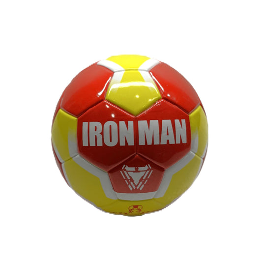 Official Iron Man Avengers Edition Soccer Ball - Size 5 Premium Red & Gold Training Football - Durable Marvel Superhero Sports Gear for Kids & Adults