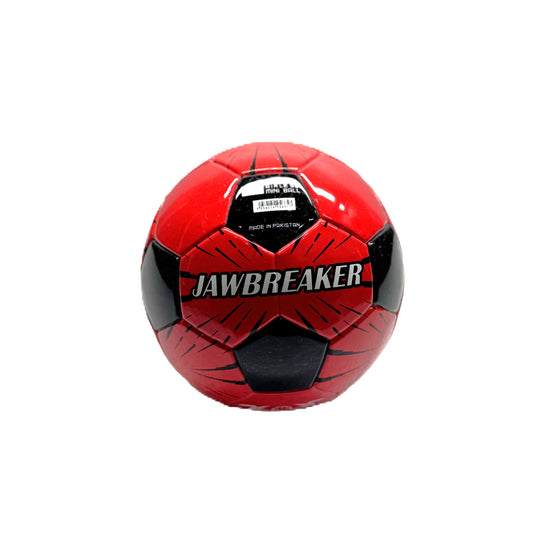 Jawbreaker Airless Mini Soccer Ball - 5" Durable Red & Black Street Training Ball