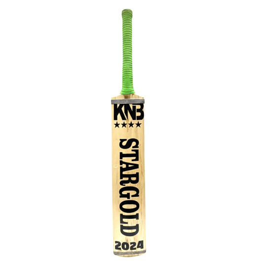 KNB Stargold 2024 Professional Tape Ball Cricket Bat | 34" Full Size | 4.5" Extra Wide Blade | 1" Powerful Stroke Edge