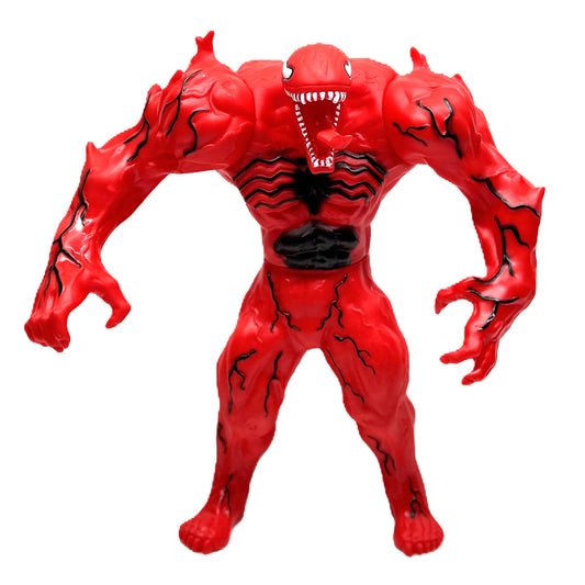Marvel Carnage Deluxe Action Figure - 7-Inch Oversized Red Symbiote Collectible Toy - Highly Detailed Villain Series