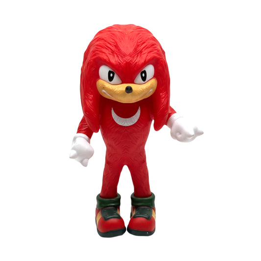 Sonic the Hedgehog Knuckles the Echidna 5-Inch Stretch Action Figure - Collectible Red Squishy Toy