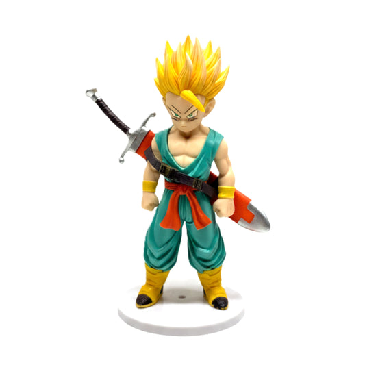 Dragon Ball Z Future Trunks Action Figure – Super Saiyan Kid Trunks with Brave Sword & Scabbard – 6-Inch Collectible Anime Statue