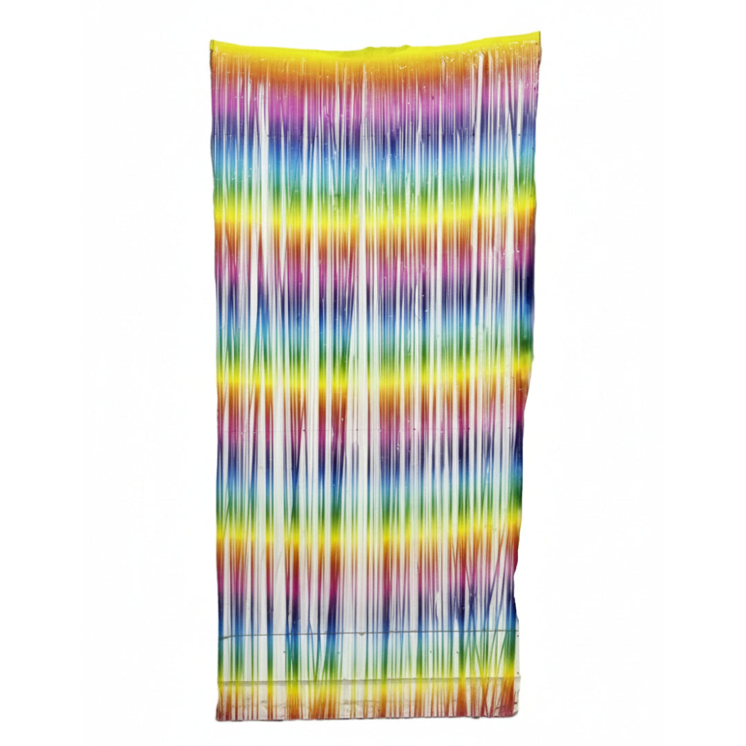 Metallic Foil Fringe Curtain Backdrop for Parties – Green, Gold, Purple, Red