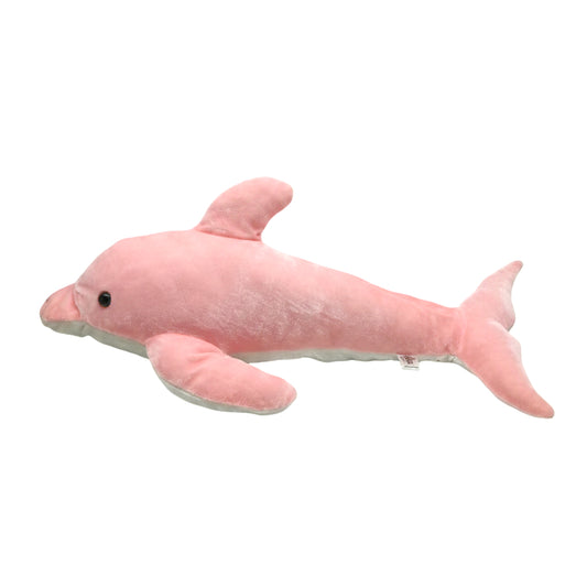 Pink Dolphin Plush Pillow – Soft Aquatic Cuddle Buddy