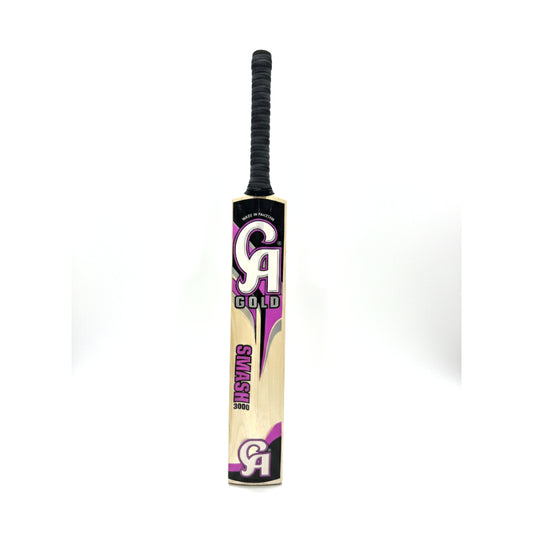 CA Gold Smash 3000 Cricket Bat - Premium Full Size Wooden Bat (34" x 4") with 1" Thick Power Stroke