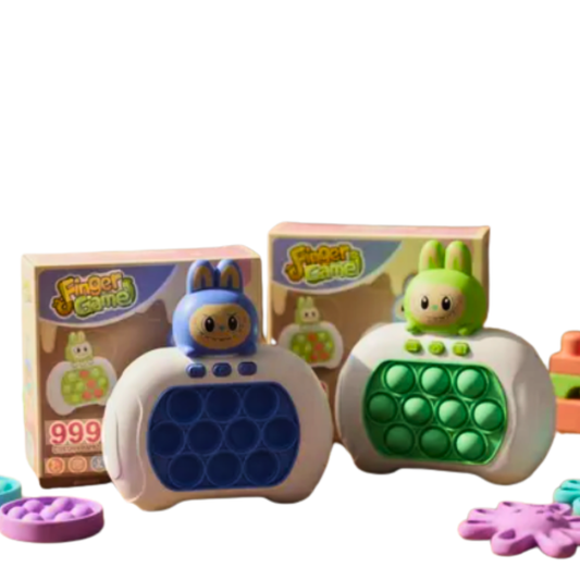 Electronic Bunny Pop Game - Fast-Paced Reflex & Stress Relief Toy (Ages 3+)