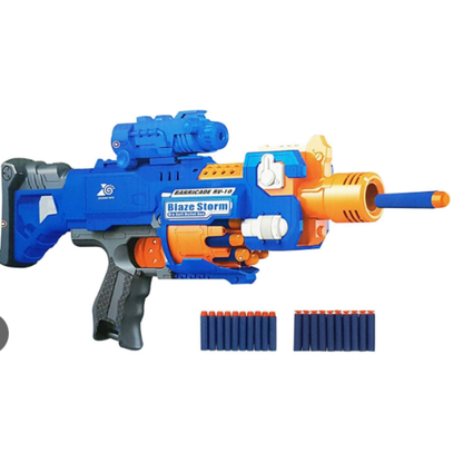 Battery Operated Blaze Storm Soft Bullet Gun 20 Pcs