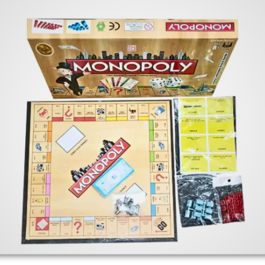 Original Monopoly Board Game - Premium Quality Family Strategy Game (Ages 8+)