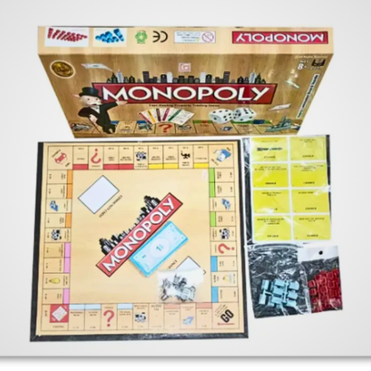 Original Monopoly Board Game - Premium Quality Family Strategy Game (Ages 8+)