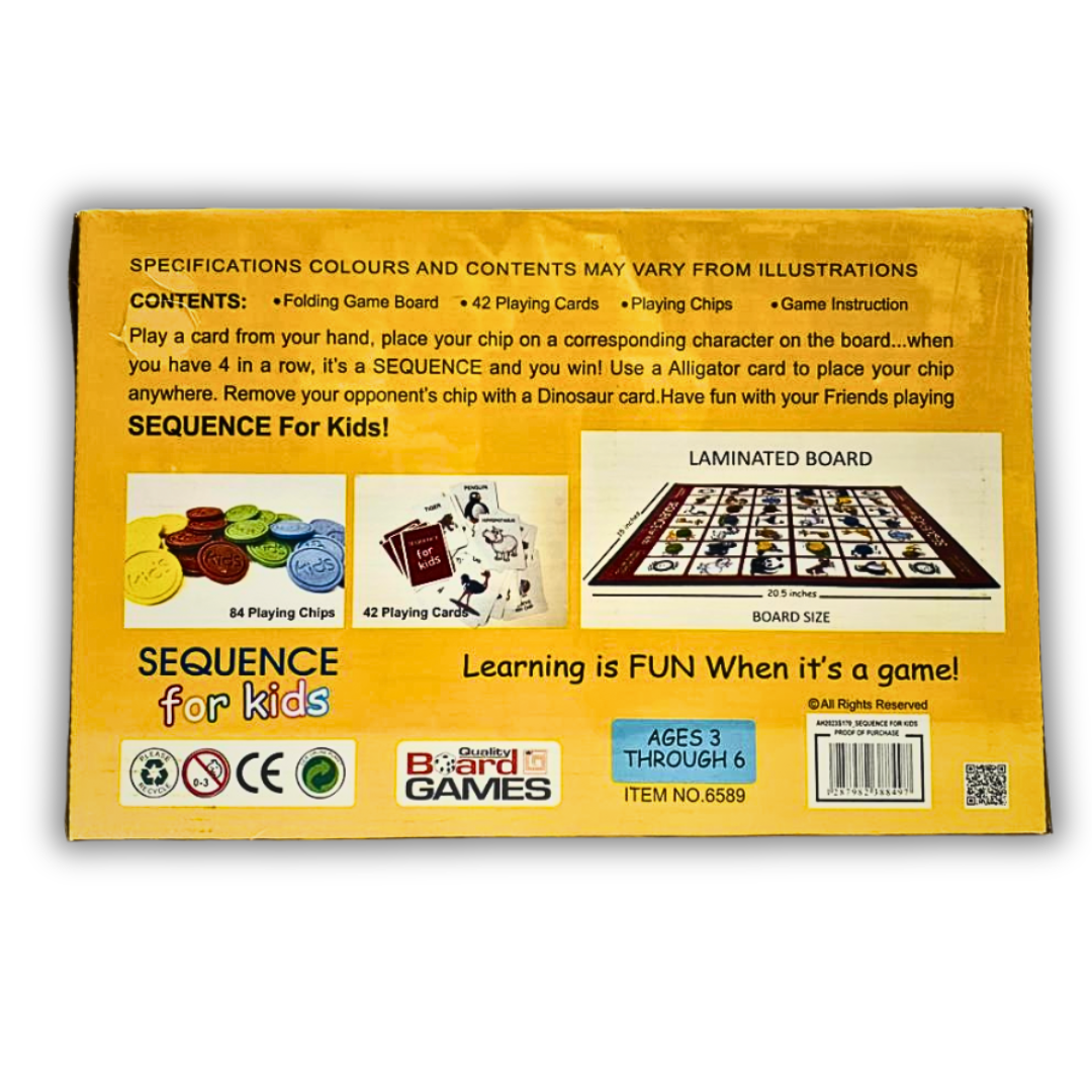 Sequence for Kids with Animal Characters - Educational Game for Ages 3-6