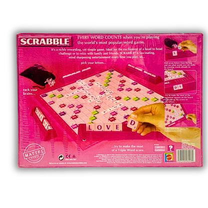 Scrabble Special Edition by Mattel - Every Word Counts Strategy Game