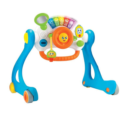 WinFun 5-in-1 Drive 'N Play Gym Walker – Multi-Stage Activity Center