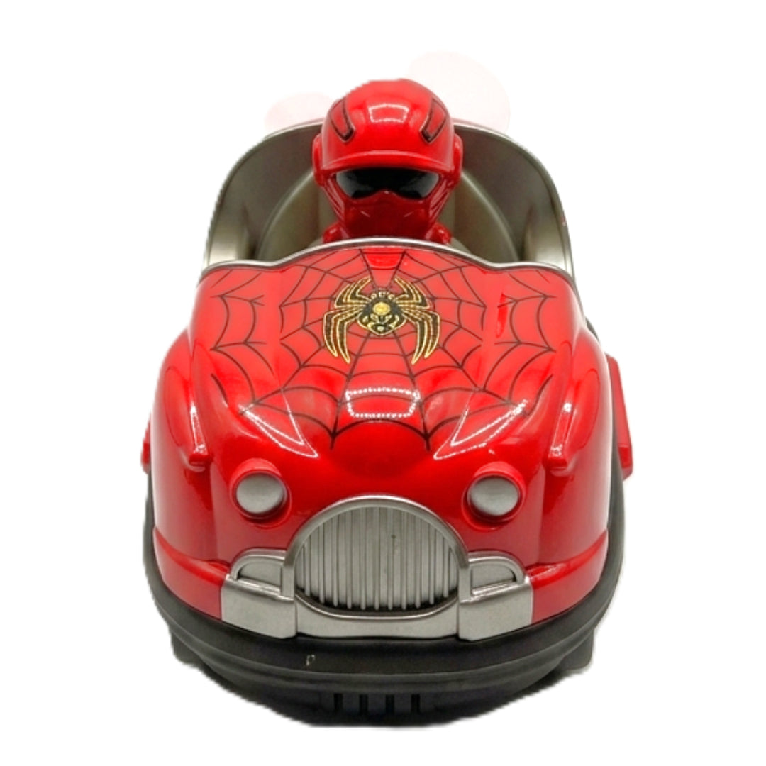 Remote Control Bumper Car Battle Set – 2-Player Interactive RC Bumper Cars with Ejecting Drivers & Sound Effects – Spider-Theme Fighting Cars for Kids Ages 3+ (Red & Blue Set)