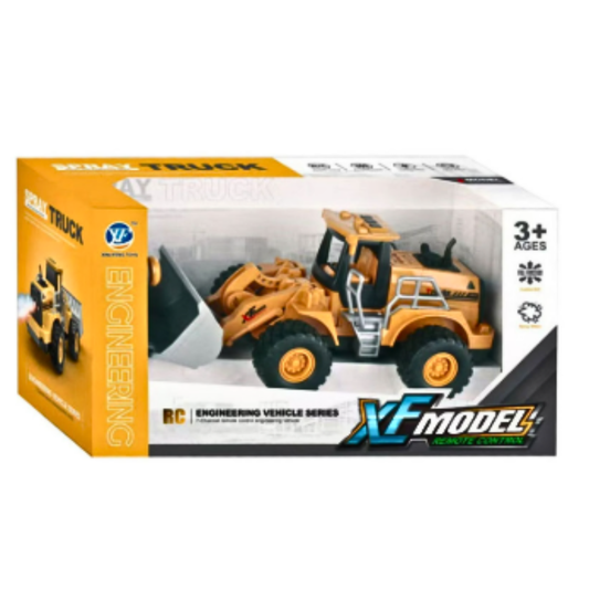 XF Model 7-Channel RC Excavator Loader – Remote Control Spray Truck for Kids 3+