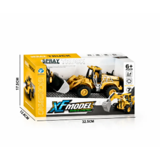 XF Model 7-Channel RC Loader – Remote Control Construction Truck with Lights & Sound