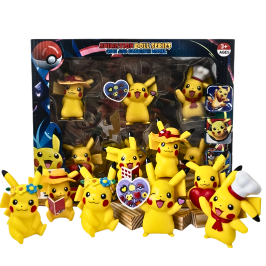⚡ Pokémon Pikachu Special Edition – 6-Piece Collectible Mini Figure Set