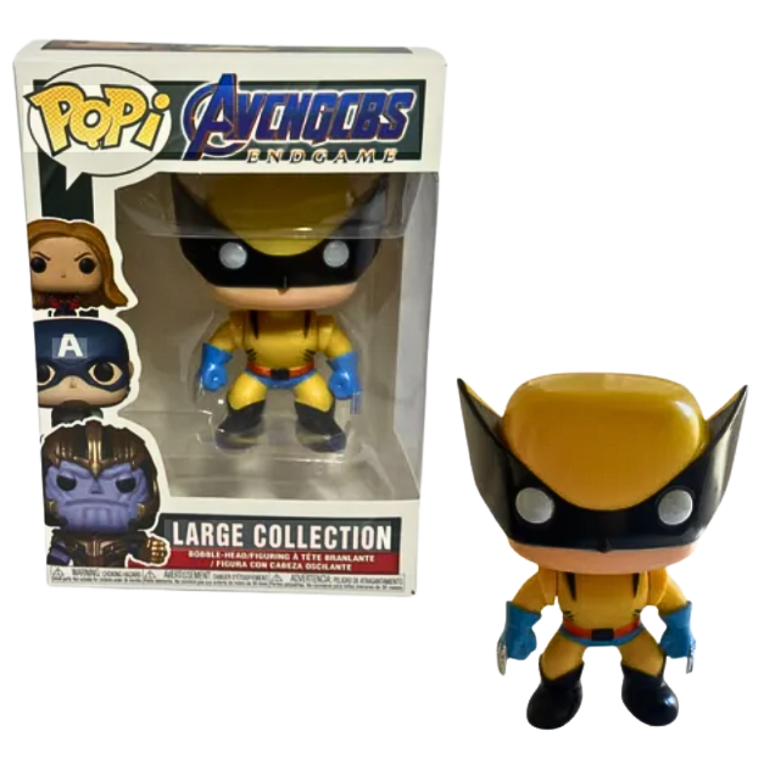 Wolverine Action Figure – Avengers Endgame "Large Collection" Bobble-Head