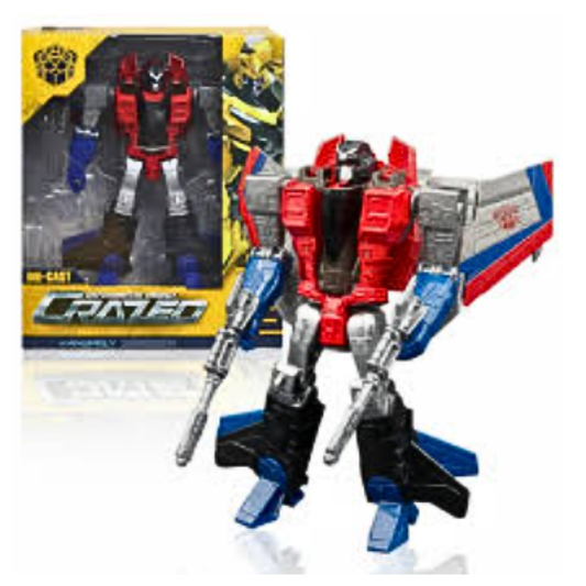 Metal Die-Cast Transforming Robot Toy – High-Durability Mecha Action Figure