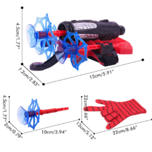 Superhero Cosplay Wrist Toy – Spider Launch Hero Equipment – Interactive Blaster Gift