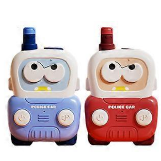 Cute Car Intercom Walkie Talkie Set for Kids – 2-Piece Wireless Communication Toy for Ages 3+