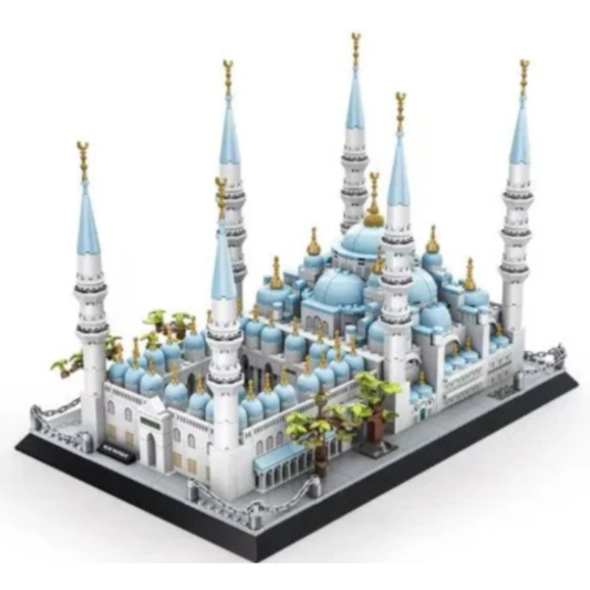 Blue Mosque Istanbul Architecture Building Blocks Set – 1129 Piece Famous Landmark Model Kit for Adults & Kids
