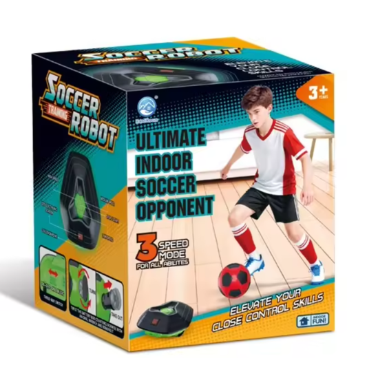 Interactive Soccer Training Robot – Smart Ball-Chasing Dribbling Trainer with 3 Speed Modes