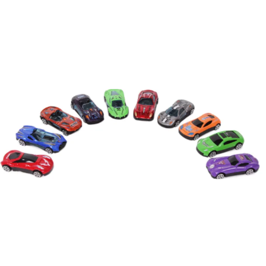 Hot Wheels Alloy Car Model Parking Lot Set – 18-Piece Die-Cast Metal Vehicle Collection with Display Stand
