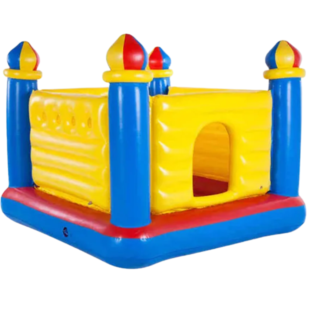 Intex Jump-O-Lene Inflatable Castle Bouncer –  Indoor and Outdoor Playhouse Trampoline for Kids Ages 3–6