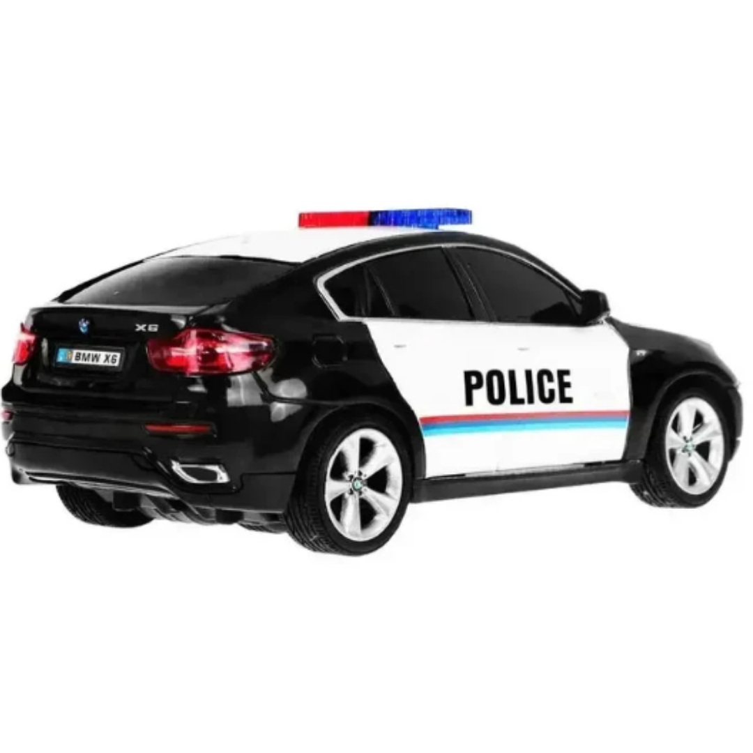 Avenue Sharp 1:16 Scale Remote Control Police Car Toy – Full Function RC Cop Car Racing Vehicle with Flashing Siren Lights, Rechargeable Battery, and Authentic Styling for Kids (Ages 6+)